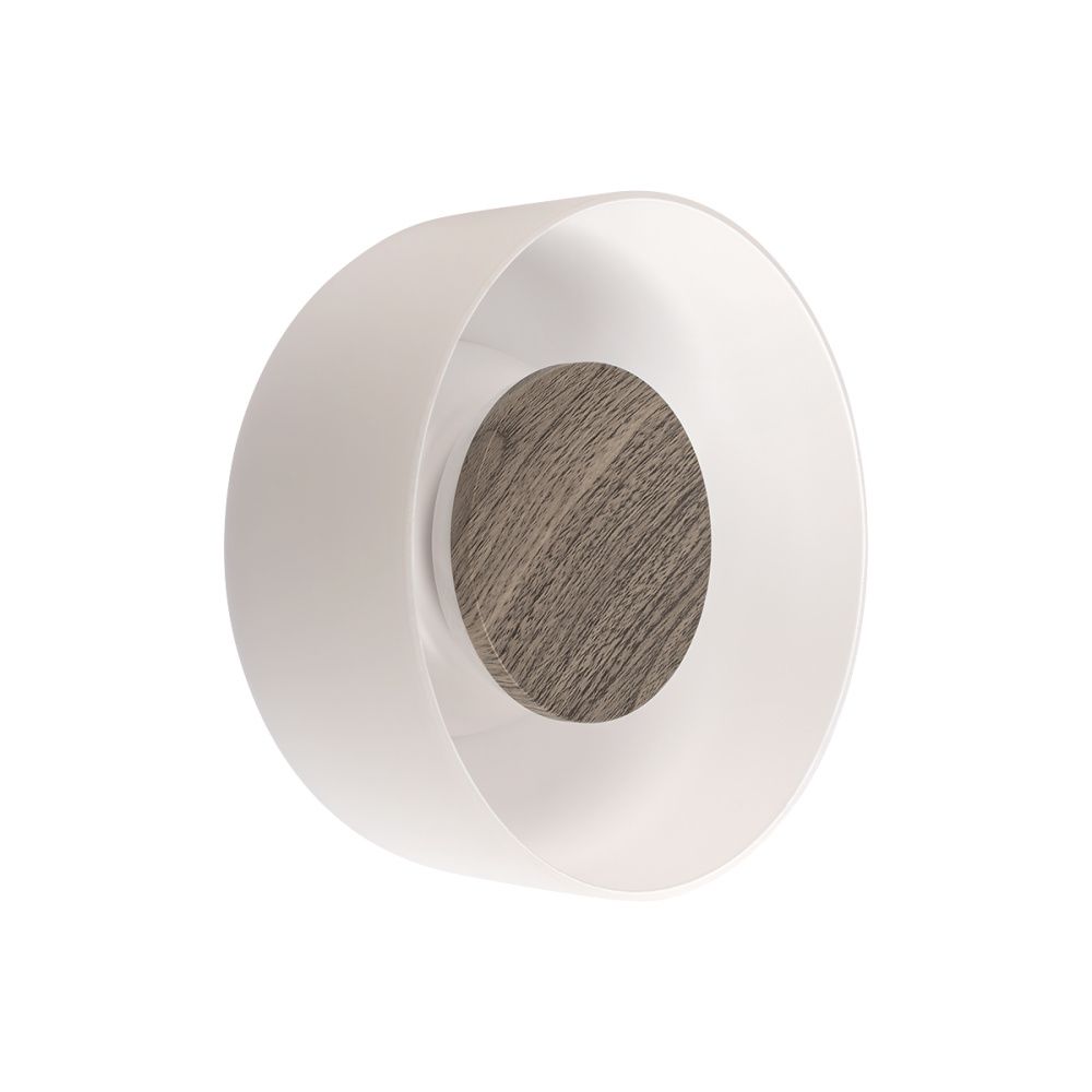 Настенный светильник 17 см, 6W, 3000K, LOFT IT Totem 10466W Milky white wood, дерево