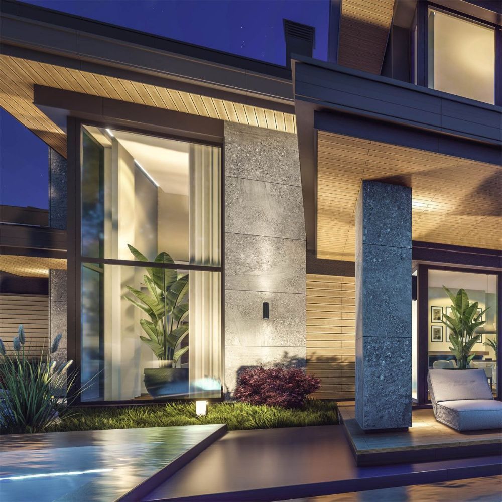 Уличный настенный светильник 6 см, Mantra Pere 9099, черный