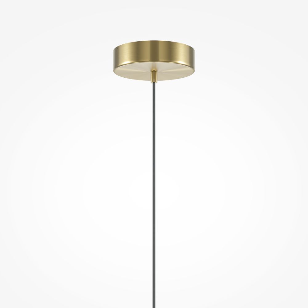 Подвесной светильник 12*54-344 см, *LED*12W, 3000K, Maytoni Brosche MOD362PL-L10BG3K, Латунь
