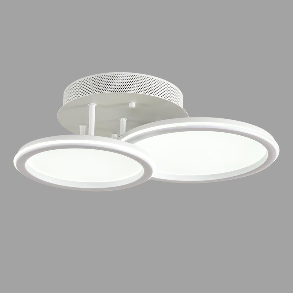 Умная люстра потолочная 8*50*15-15 см, 1*LED*45W, 3000-6500K, Lumion Alis Smart 8380/45CL, белый