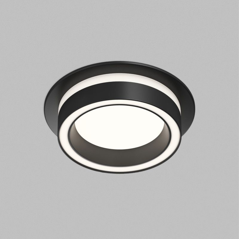 Встраиваемый светильник *10,5*4,7 см, 1*GX53*15W, Denkirs Glow DK-DH2010-BK, черный