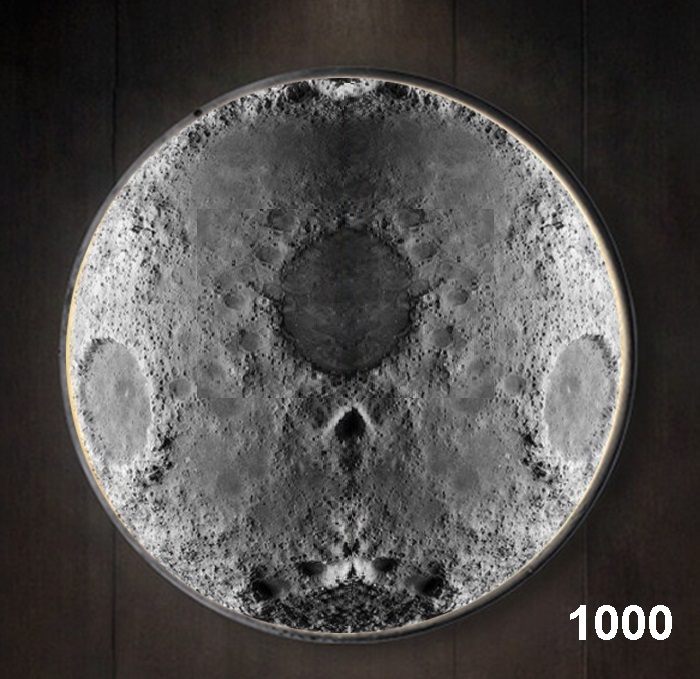 Светильник DZN-14157 ЧЕРНЫЙ  D1000/H40/1/LED/38W/4500K COSMOS-MERCURY 24-03