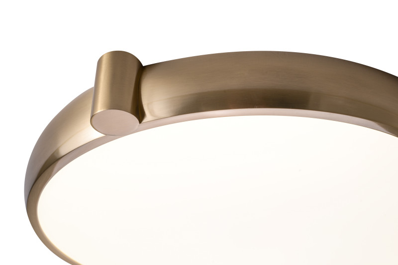 Накладной светильник 48*6 см, LED, 72W, 4000K Zortes Gimpel ZRS.1209.17, латунный