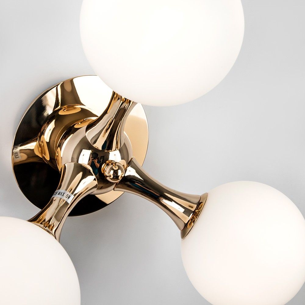 Настенный светильник 30*30*0,0000 см, G9 3xG9W, Золото MODESTYLE MS.6116.03