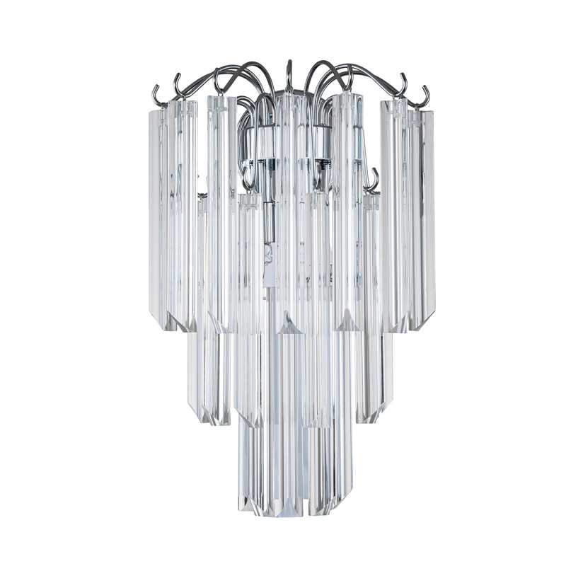 Бра 28*19*44,5 см, 2*G9*40W, Indigo Crystal V000424, хром, 12035/2W Chrome