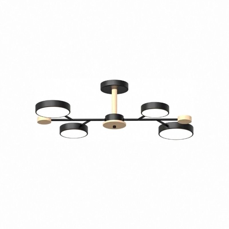 Потолочный cветильник LED4U L3213-670 BK