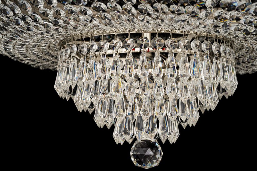 Люстра потолочная *60*200 см, 16*E14*40W, Arti Lampadari Santa Gold Santa E 1.8.60.600 N, никель