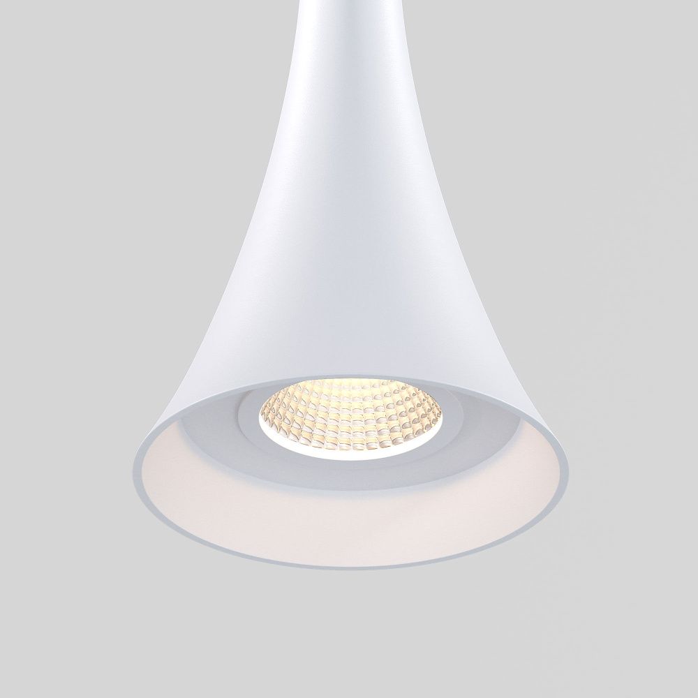 Подвесной акцентный светильник 6*6*142 см, LED, 5W, 3000K, Elektrostandard Hall 50314 LED, белый