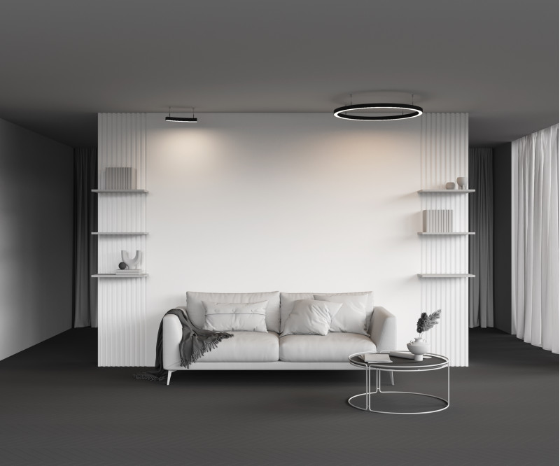 Радиусный профиль ALM-3535R-B-D-45°-0.8M 3,5*3,5*32,79 см, Maytoni Led Strip черный