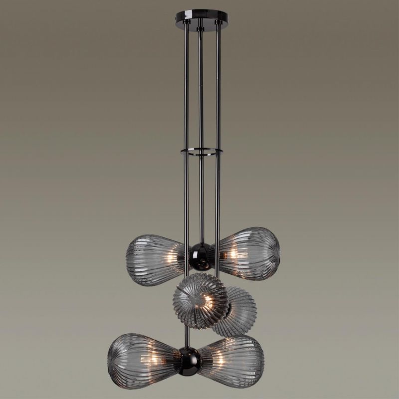 Светильник 50 см, Odeon Light Elica 5417/6, черный