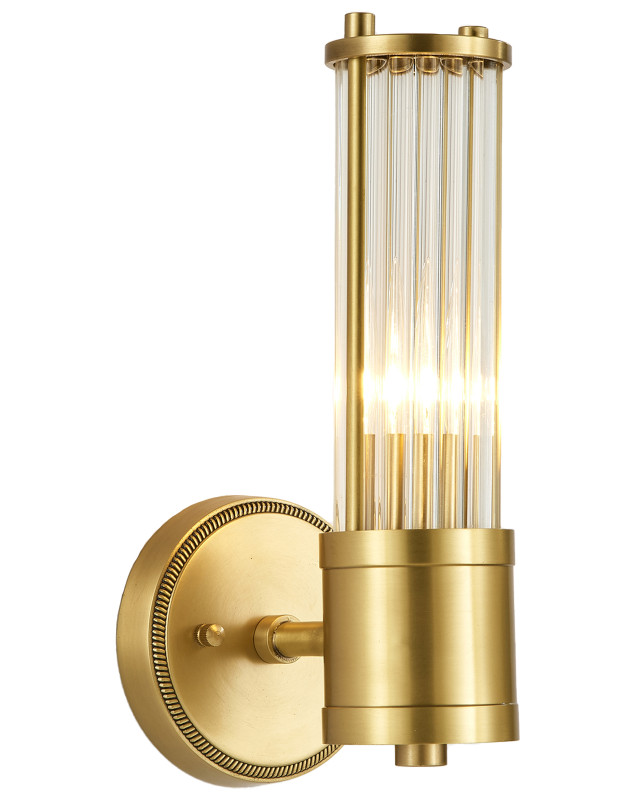 Бра 16*11,5*30 см, 1*E14, 40W, Moderli Brass V11020-1W латунный