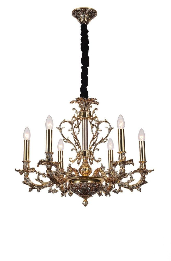 Люстра *66*94 см, 6*E14*40W, Lucia Tucci Firenze FIRENZE 1780.6 antique gold, золотой