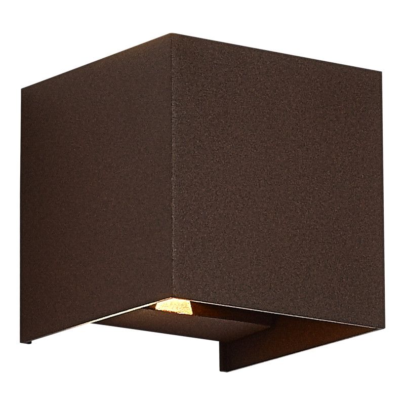 Светильник настенный 10*10*10 см, *LED*10W, 3000K, ST-Luce BRIK SL9513.601.01, коричневый