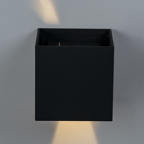 Уличный настенный светодиодный светильник Italline IT01-A310 black, 6W LED, 3000K, черный