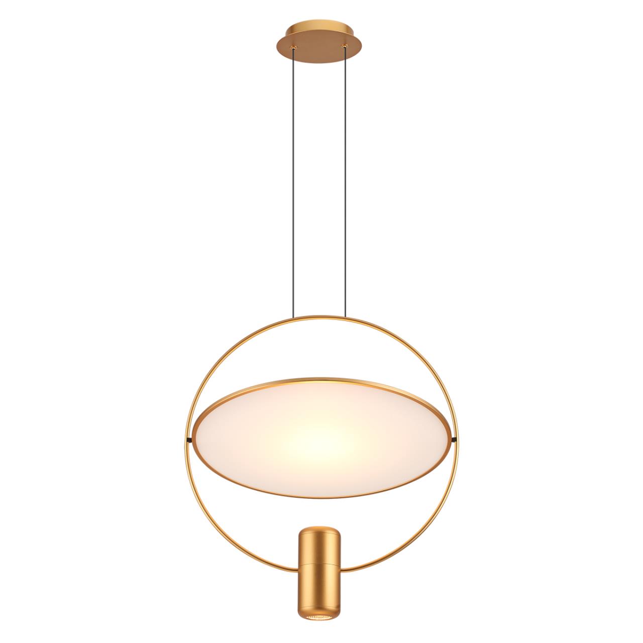 Подвесной светильник 45 2*LED GU10*7W 3000K Odeon Light ORBIT 7028/2L золотой