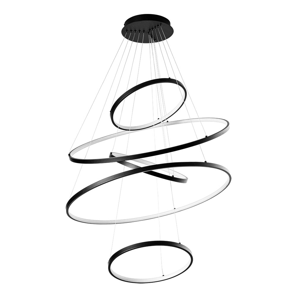 Подвесной светильник 3*80 см, 1*LED, 137W, 4000K Arte Lamp Arcane A2974SP-137BK, Черный