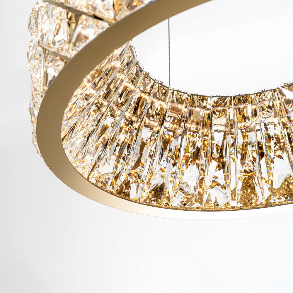 Люстра *40*10 см, LED*39W, 3000-6000K, Modelux  ML.335.400 GD, Золото