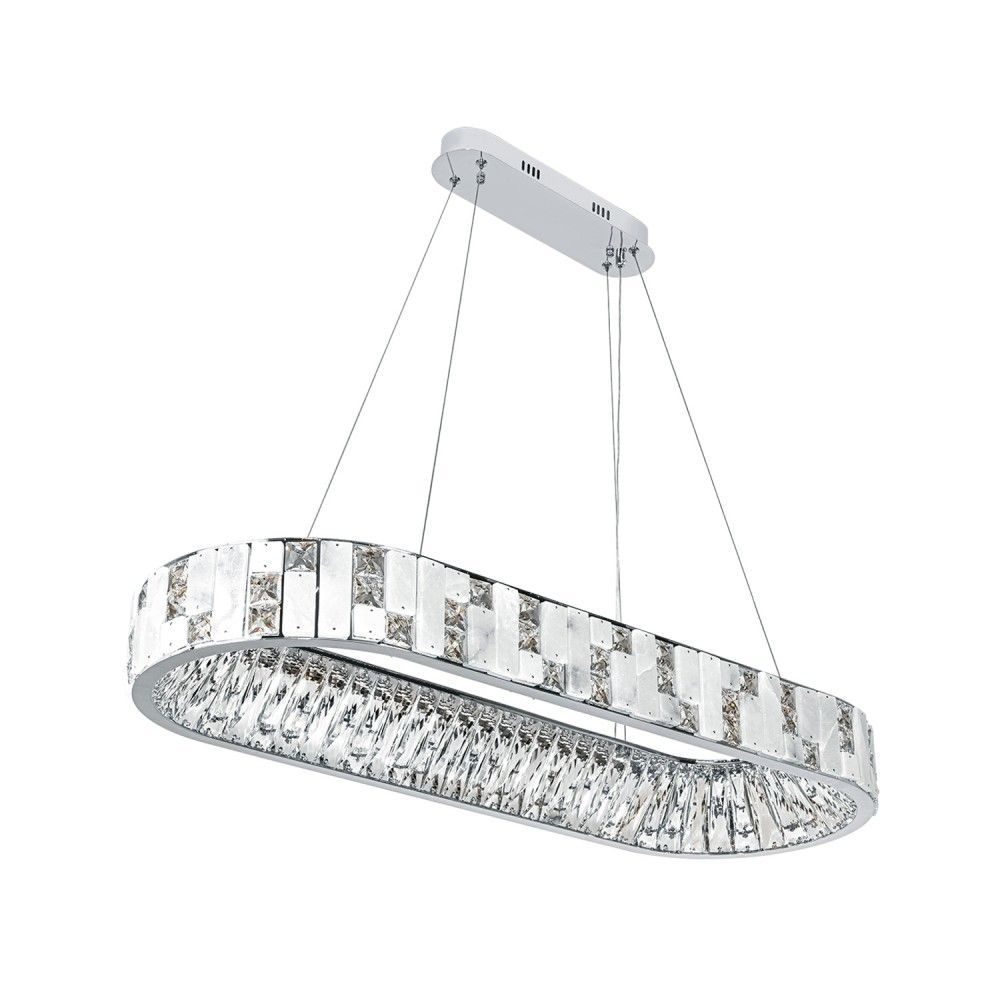Люстра 100*37,5*10,5 см, LED*84W, 3000-6000K, Modelux  ML.6988.1000P CR, Хром