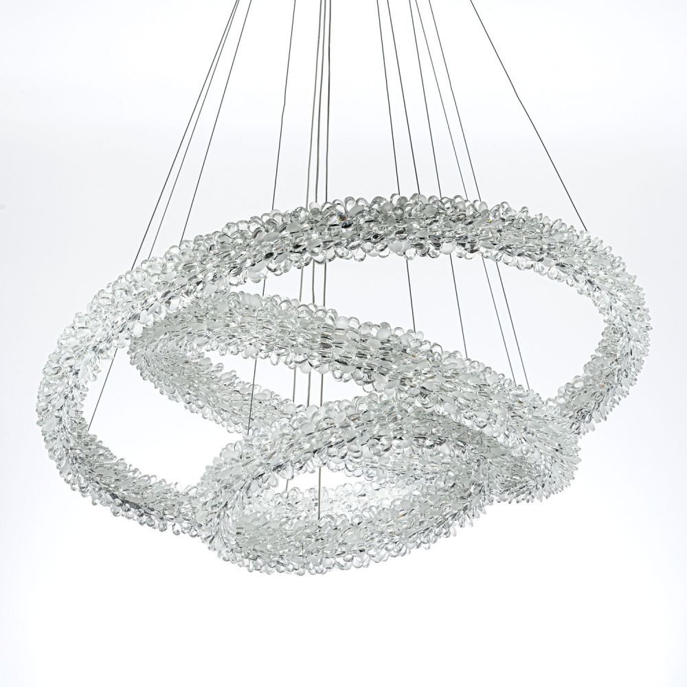 Подвесной светильник 80*60/190 см, LED 194W 3000-6000K MODESTYLE MS.5002.800.600.400 CR хром