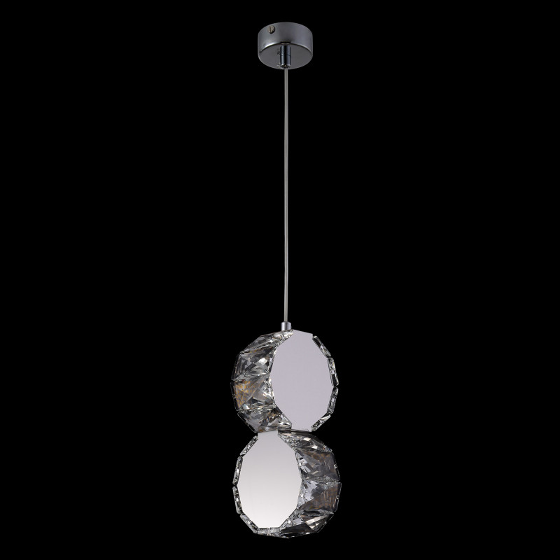 Светильник подвесной 11 см, Crystal Lux BESO SP2, хром