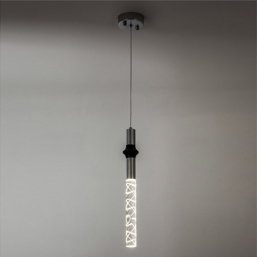 Подвесной светильник **148 см, LED 5W, 3000 / 6000K, Хром MODELUX ML.88976.1 CR