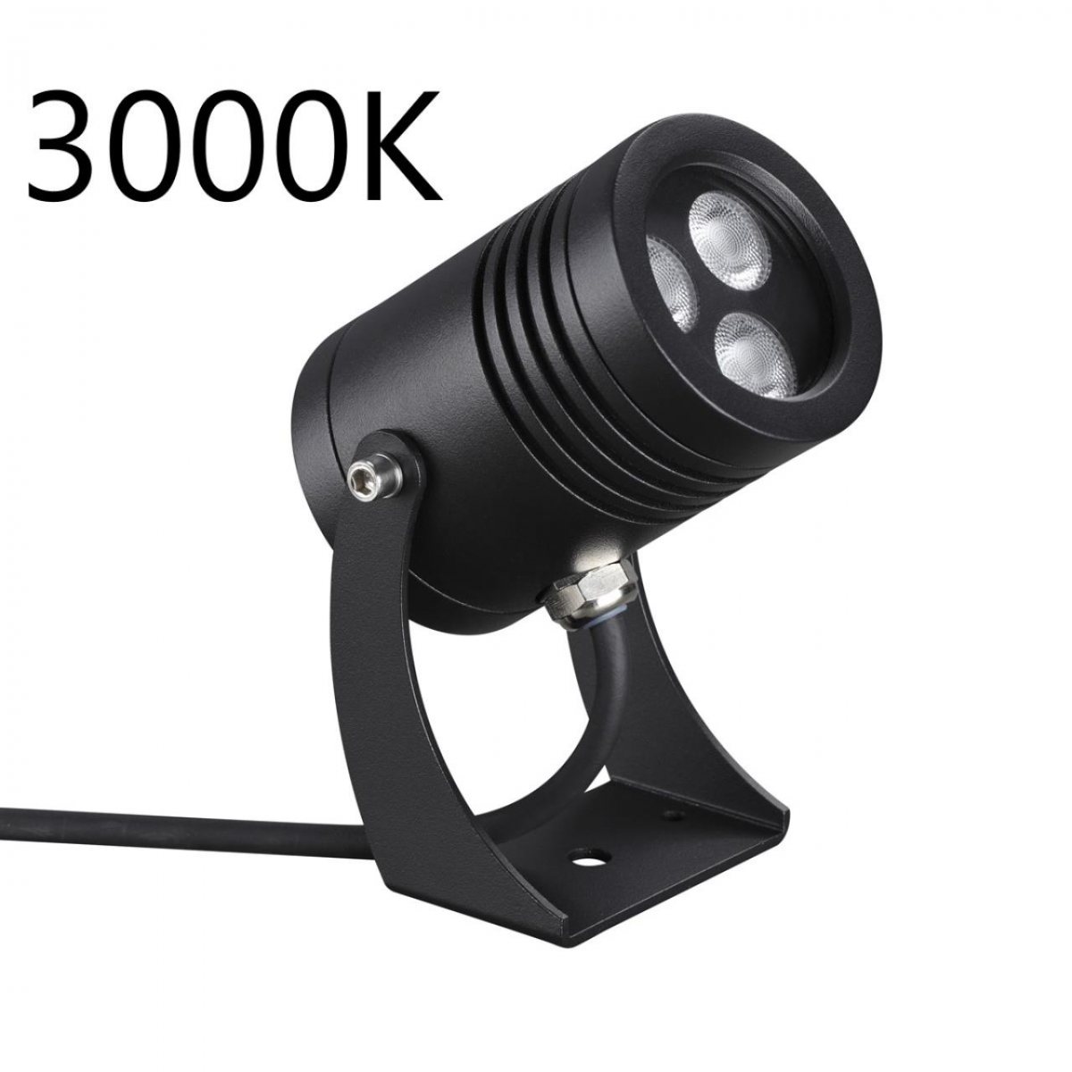 Фасадный поворотный светильник 360° 7 см, 6W, 3000K, ODEON LIGHT STIMA 6648/6WA3, черный