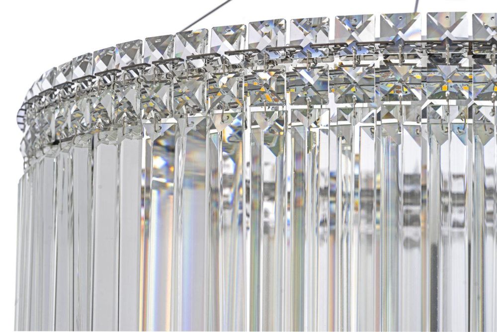 Люстра подвесная *60*30 см, Led лента*LED*68W, 3000/6000K, Arti Lampadari Ovindoli Gold Ovindoli L 1.5.60.101 N, Никель