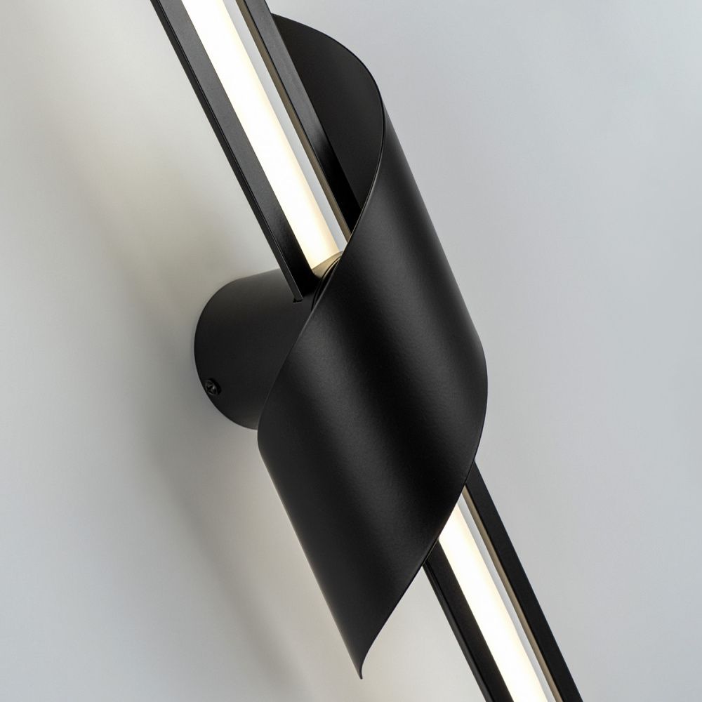 Бра 12*11*-85,5 см, *LED*6W, 4200K, Modelux  ML.655.850 BK, Чёрный