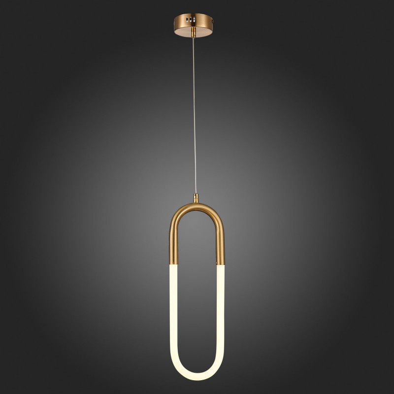 Подвес 14 см, 14W 3000K ST LUCE MOFISTO SL1579.303.01 Латунь