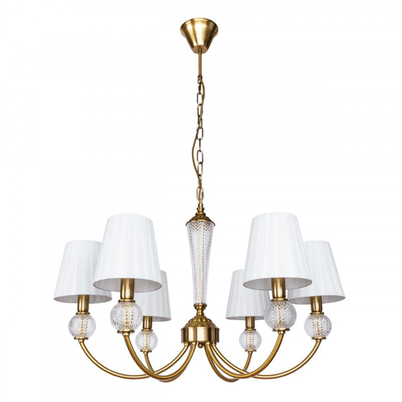 Светильник 72 см, Arte Lamp Gracie A7301LM-6PB, латунь