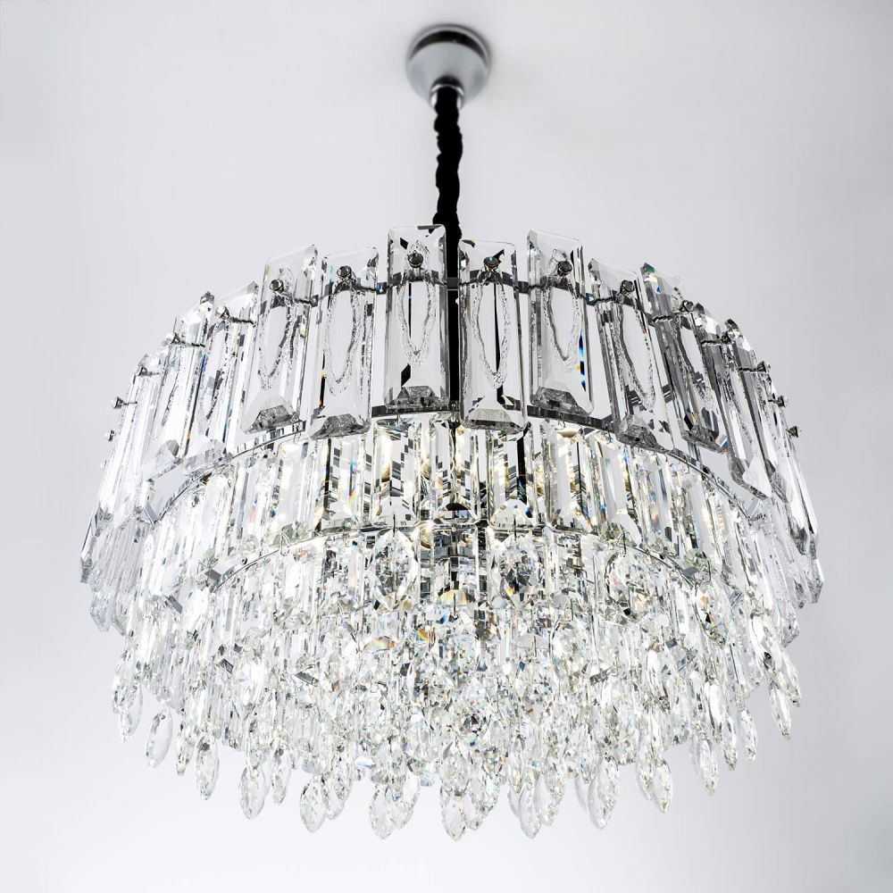 Подвесная люстра 60x58x50см, Е14, 12x40Вт, , Modelux ML.7082.12 CR Хром