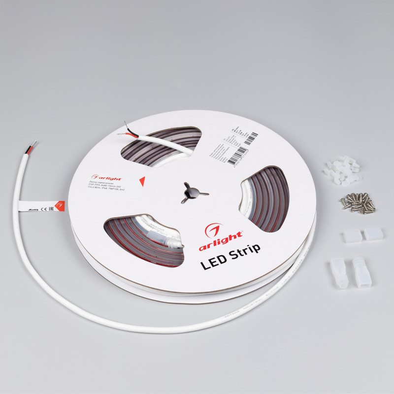 Лента герметичная CSP-PFS-X480-10mm 24V Warm2700 (14.4 W/m, IP68, TWP100, 5m), Arlight 045045. Цена указана за 5 метров. Продается кратно 5 метрам.