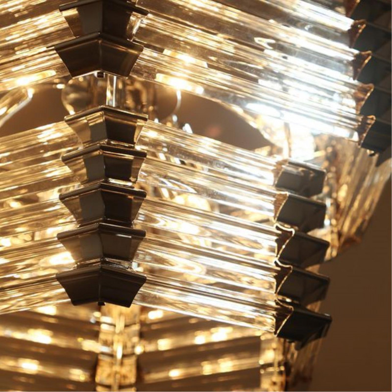 Люстра подвесная 60 см Arte lamp Caravaggio Хром A1059SP-9CC
