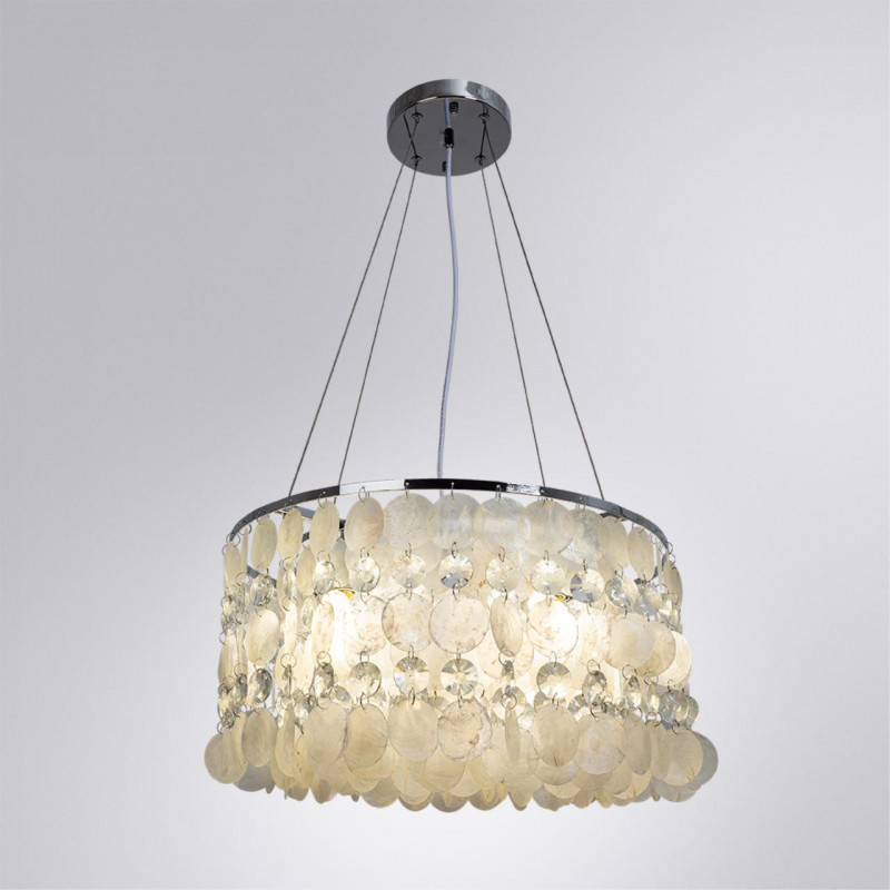 Подвесная люстра 45 см Arte Lamp Pipirima A4041SP-5CC хром