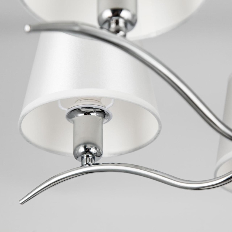 Подвесная люстра Citilux Эмма CL439151, диаметр 58 см, хром