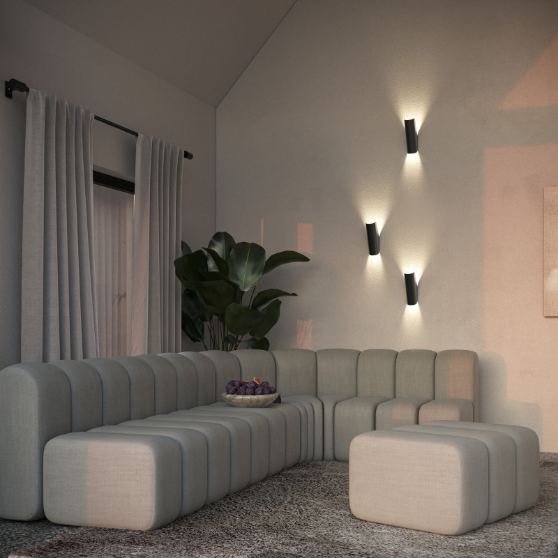 Светильник 25 см, Maytoni Notta MOD417WL-01B, черный