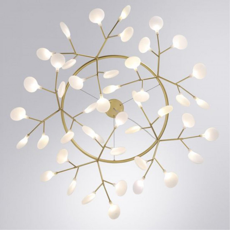 Подвесной светильник 102*33 см, 45*G4*3W золотистый Arte Lamp Candy A7272SP-45GO