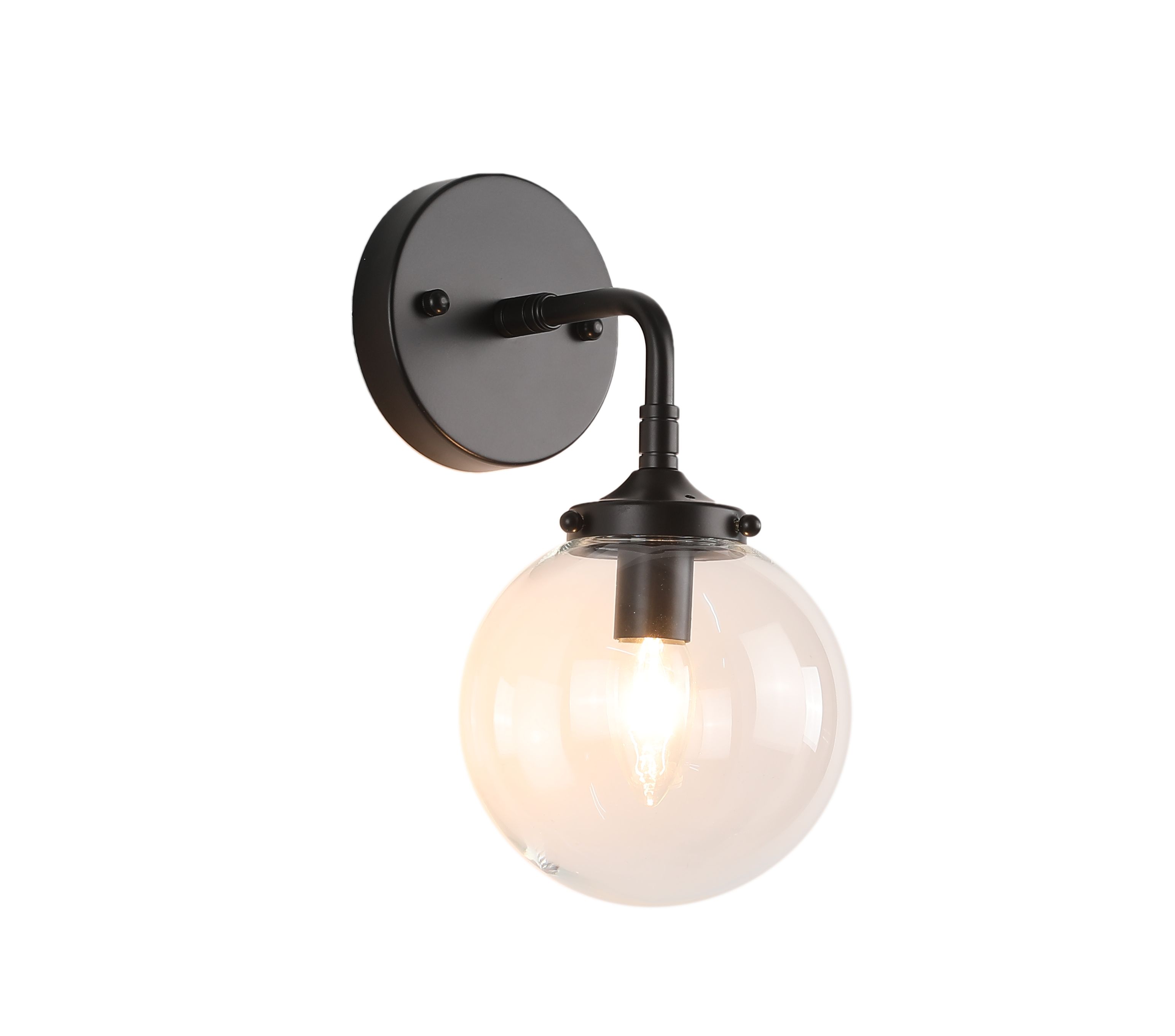 Настенный светильник 15*20*30 см, E14  4000K черный Zortes Lampady ZRS.79903.1