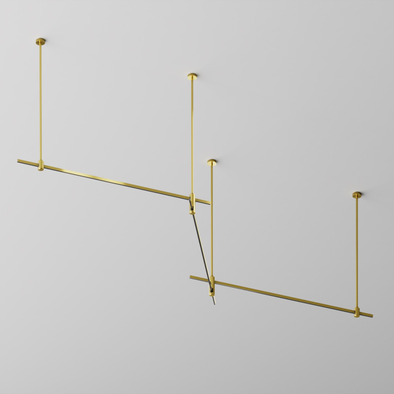 Шинопровод магнитный 1м Maytoni Flarity TRX154-111BS, латунь