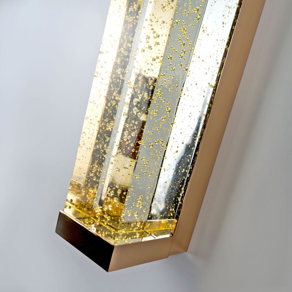 Настенный светильник 9*43 см, LED 10W MODELUX ML.543.430 GD золото