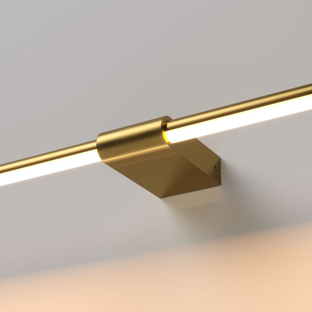 Светильник настенный светодиодный 60 см, 12W, 3000K, Elektrostandard Luar 40125/LED, латунь 