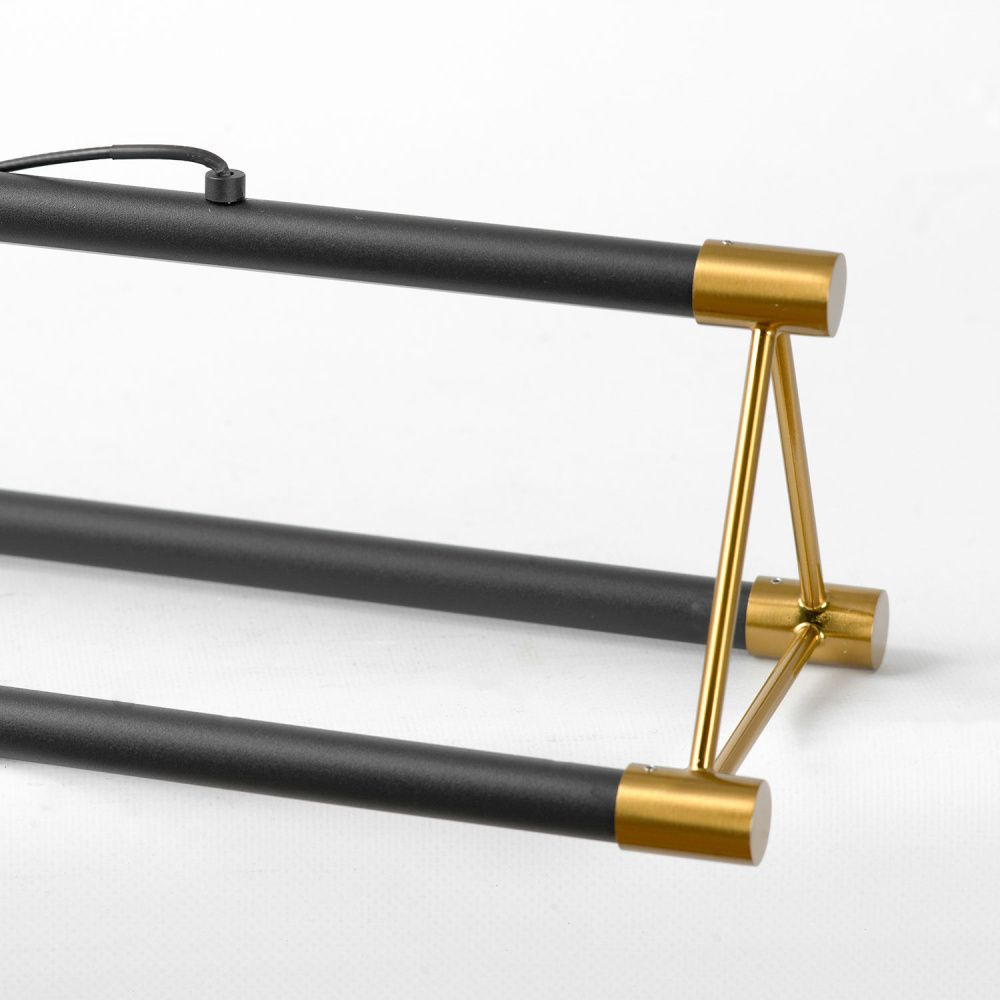 Линейно-подвесной светильник *105*35-150 см, 1*LED*40W, 4000K, Lussole Hidalgo LSP-7439, черный