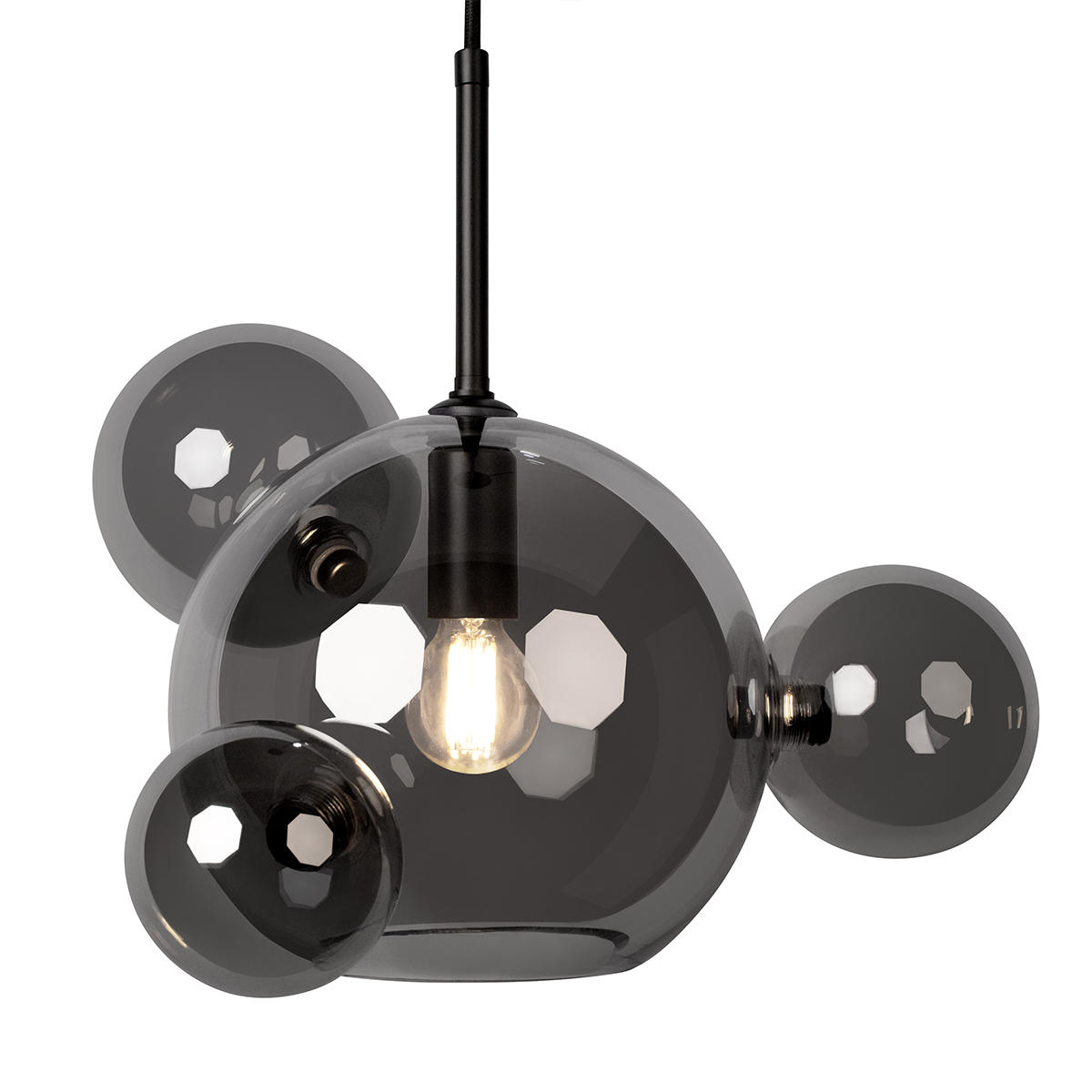 Подвесной светильник 39*31 см, 1*E14*40W LOFT IT Bolle 2029-P4 mini черный