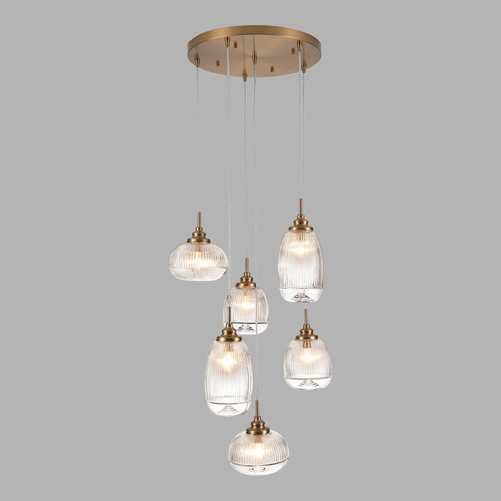 Подвесная люстра 51 см, Lumion 8439/6, латунь