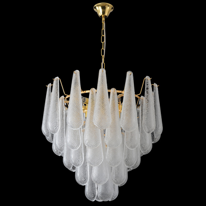Каскадная люстра 56*155 см, 10*E14, 400W, Crystal Lux FONTAIN SP10 GOLD золотой