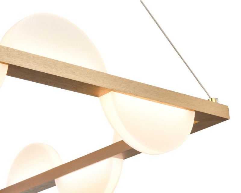 Подвесной светильник 58*88*128 см, 1*LED черный, шампань Vele Luce Drop VL7194P16