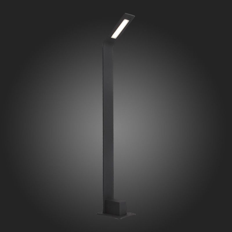 Светильник уличный наземный 16*10 см, 6W 4000K ST LUCE ANSA SL094.445.01 Черный