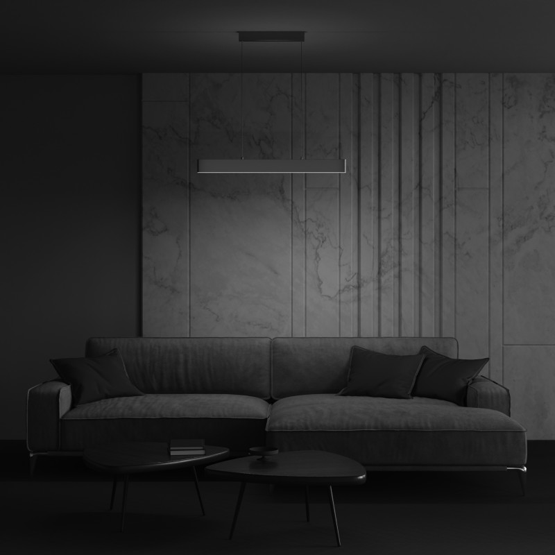 Светильник подвесной Maytoni Step P010PL-L23G3K, 23W LED, 91 см, 3000K, золото