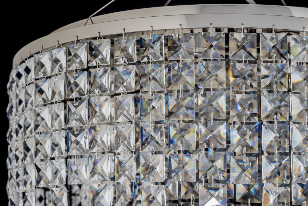 Люстра подвесная *50*30 см, 8*G9*40W, Arti Lampadari Milano Milano E 1.5.D50.522 NK, никель