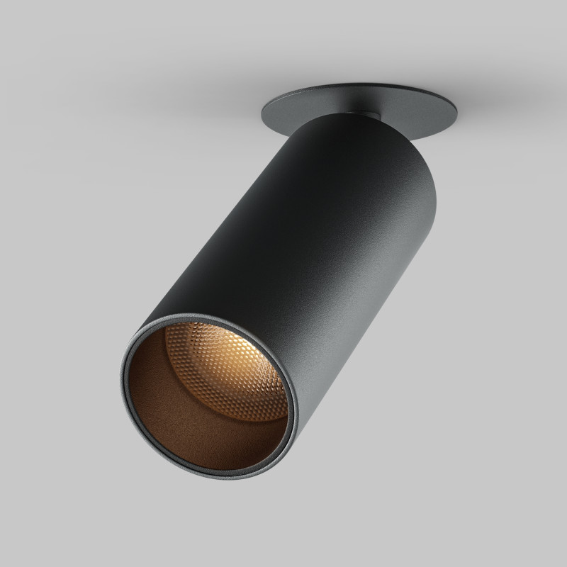 Спот 5,2*5,2*15,8 см,  LED, 12W, 3000К, Maytoni Technical FOCUS LED C053CL-L12W2.7K-W-B черный
